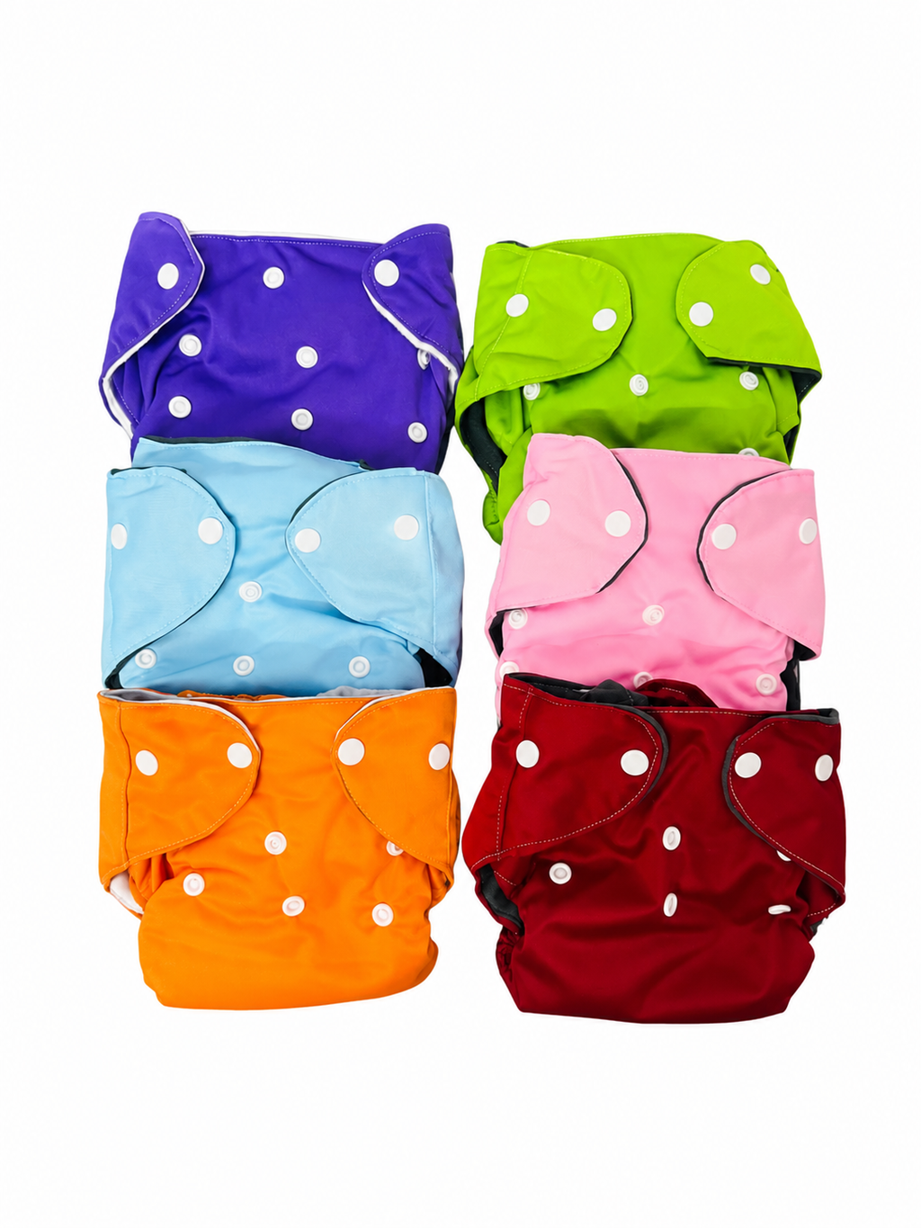 6 Reusable Diapers Combo