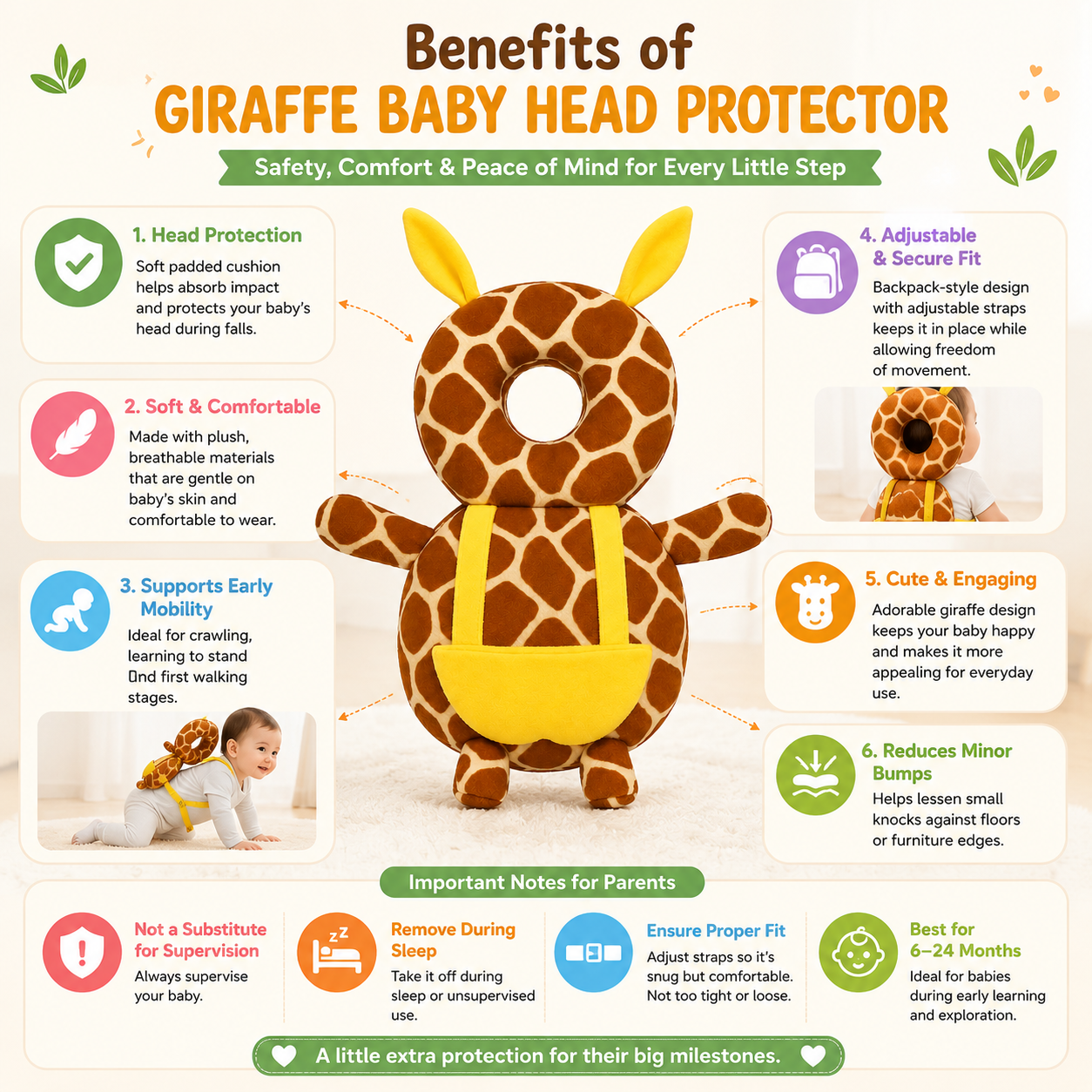 Giraffe Head Protector