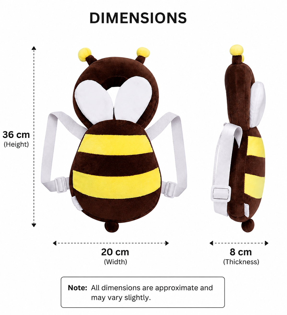 Brown Honeybee Head Protector